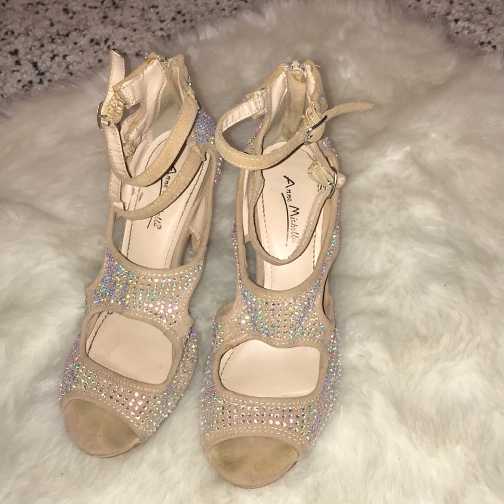 Just In✨ Suede Bling Heels - Picture 9 of 10